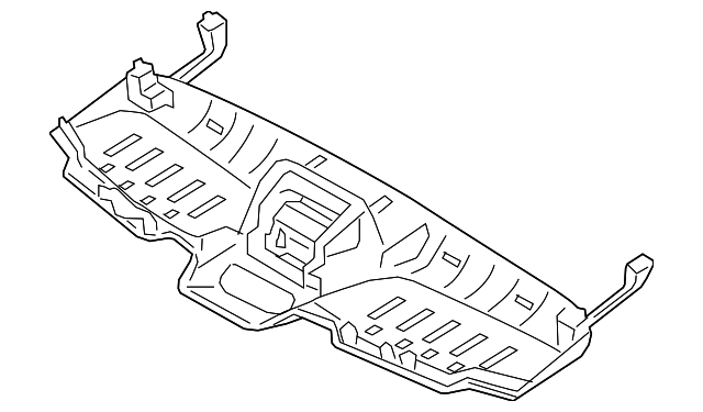 DT1Z-61117A72-AB Деталь FRONT CONSOLE