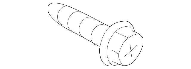 19204641 Деталь REAR CHANNEL LOWER BOLT, LEFT