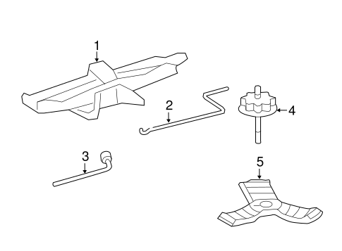 BODY/JACK & COMPONENTS for 2015 Toyota Camry #1