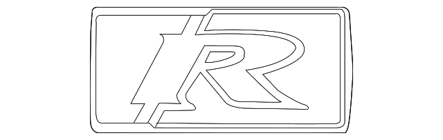 XR837159 Деталь NAMEPLATE