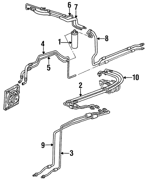 911 CONDENSER, COMPRESSOR & LINES