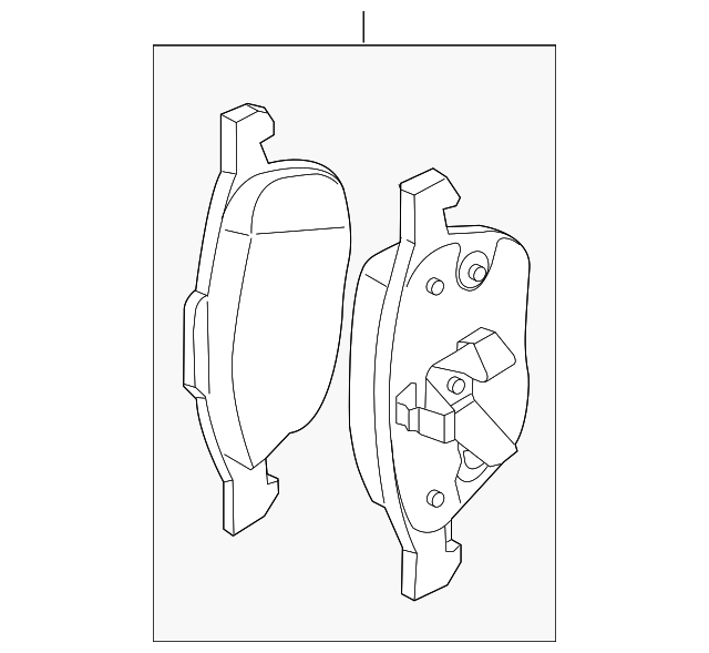 BV6Z-2001-C BRAKE PADS