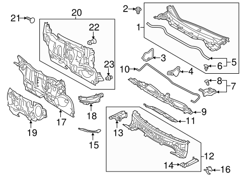 BODY/COWL for 2016 Scion iM #1
