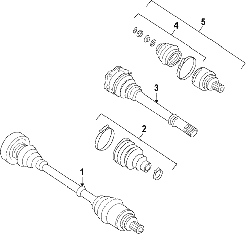 Axle Shafts & Joints for 2010 Audi Q5 #0