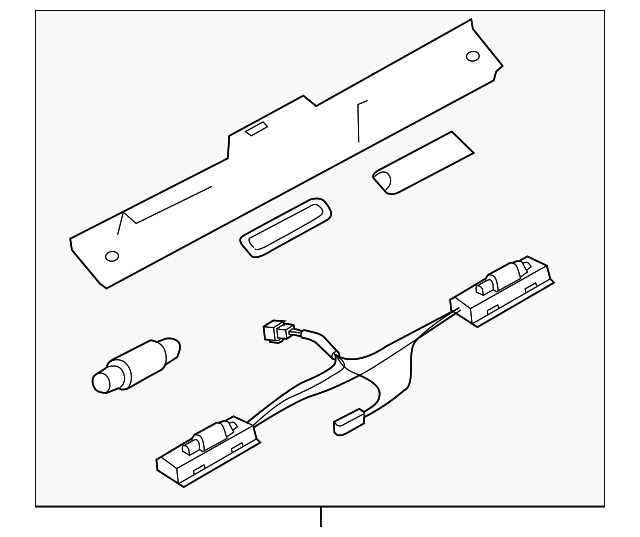 CXB000123LPO Деталь LICENSE LAMP