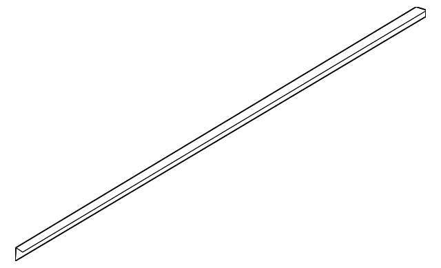 30808522 Деталь ROCKER MOLDING SEAL, LEFT