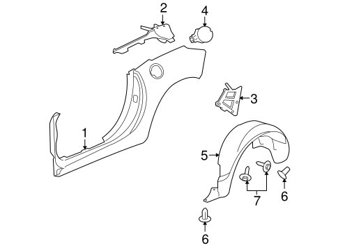 Solstice QUARTER PANEL & COMPONENTS
