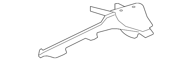 19151119 Деталь UPPER FILLER, LEFT