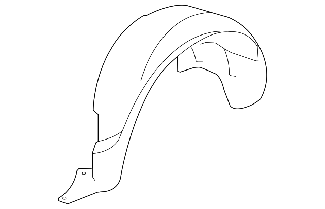25975691 Деталь WHEELHOUSE LINER, LEFT