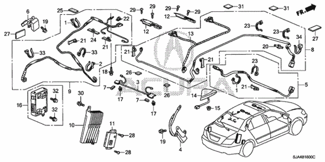 Antenna for 2009 Acura RL #0