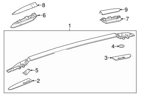 BODY/LUGGAGE CARRIER for 2013 Toyota RAV4 #2