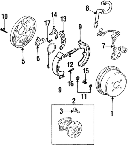 Prizm ANTI-LOCK BRAKES