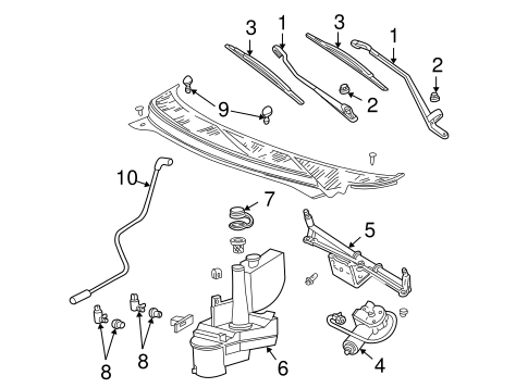 Electrical/Wipers for 2005 Ford Freestar #1