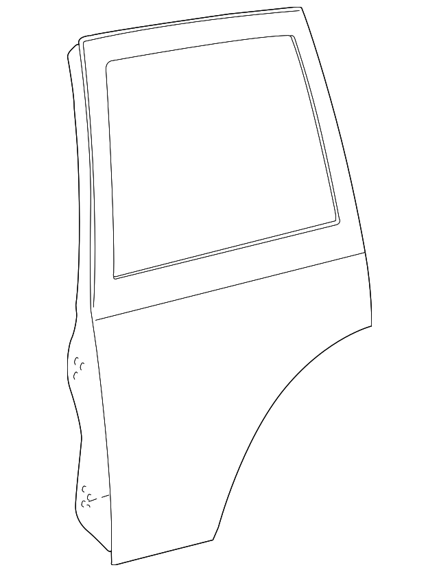 ALR5964 Деталь DOOR SHELL, RIGHT
