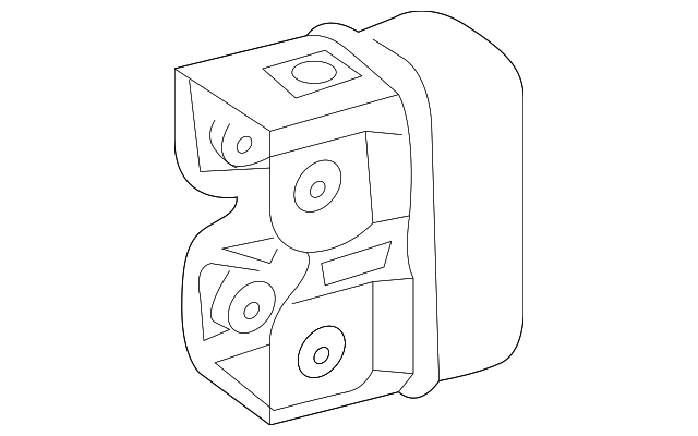 C2C34749 Деталь RAIL END MOUNT, RIGHT