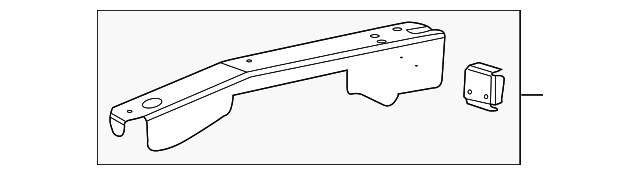 C2C24451 Деталь UPPER RAIL, LEFT