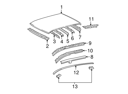 BODY/ROOF & COMPONENTS for 2006 Toyota Corolla #1