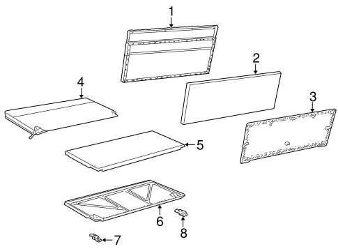 Taurus REAR SEAT COMPONENTS
