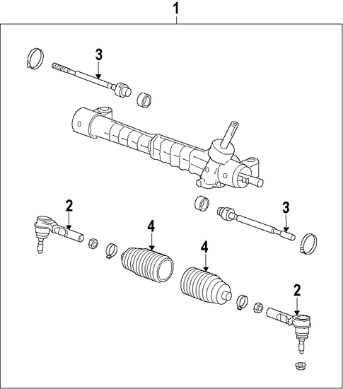 Malibu STEERING GEAR & LINKAGE 2