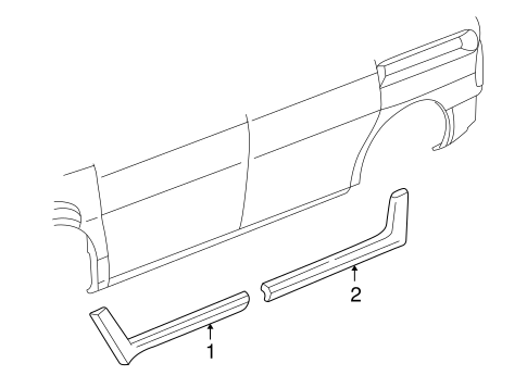 Freestar EXTERIOR TRIM - PILLARS