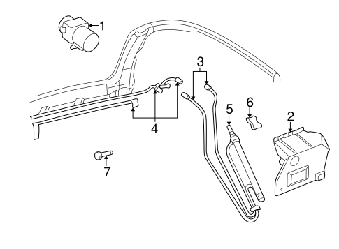 Hydraulic Components for 1999 Volkswagen Cabrio #1