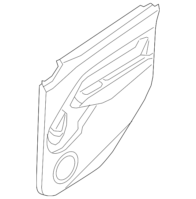 DT1Z-17237A04-AD Деталь DOOR TRIM PANEL, RIGHT