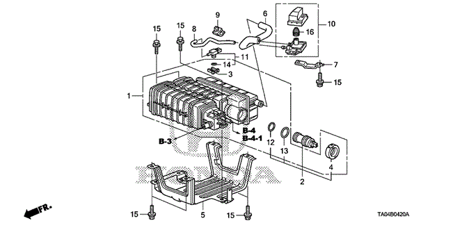Electrical/Exhaust/Heater/Fuel/Canister (KA/KC/KL) for 2010 Honda ACCORD SEDAN #1