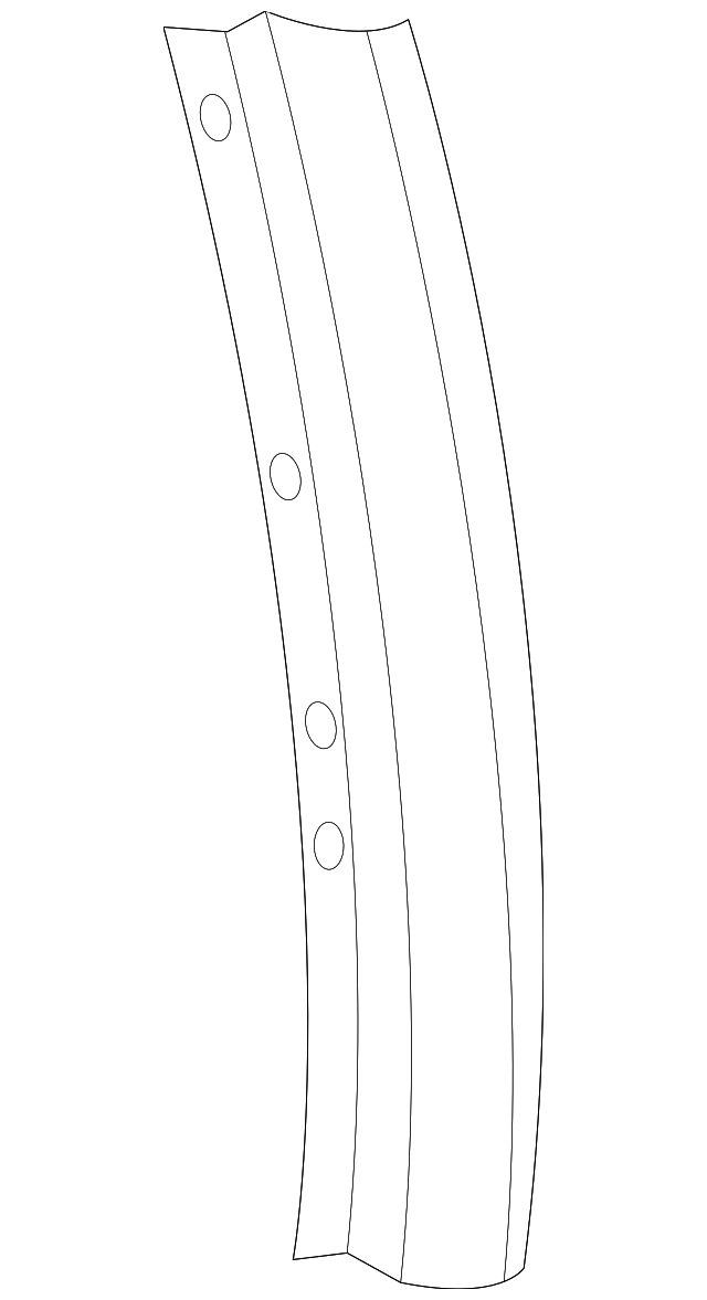 FL7Z-78291A09-A Деталь PILLAR MOLDING, LEFT