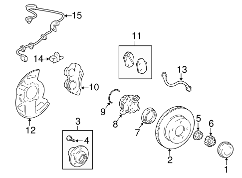BRAKES/ANTI-LOCK BRAKES for 2009 Toyota FJ Cruiser #1