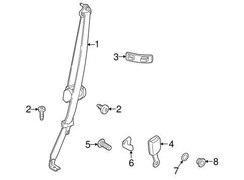 Transit Connect REAR SEAT BELTS 2