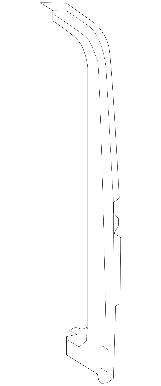CK4Z-6140455-D Деталь RR PILLAR REINF, LEFT