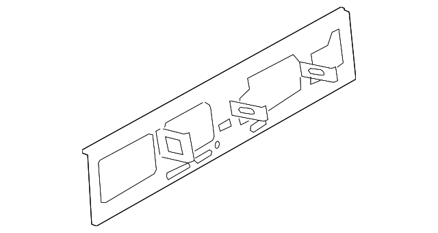 BK3Z-6151213-C Деталь UPPER RAIL, LEFT