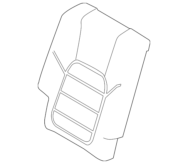 958-522-806-02-D0A Деталь SEAT BACK COVER, RIGHT