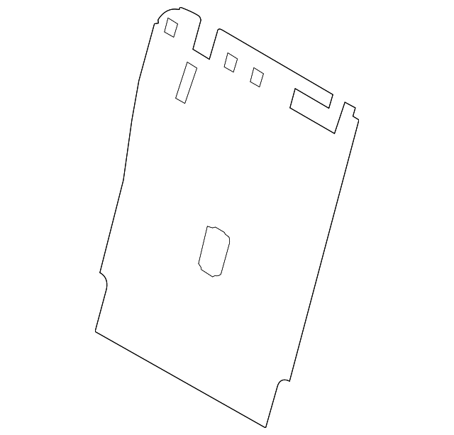 95852275400OK2 Деталь SEAT BACK PANEL, RIGHT