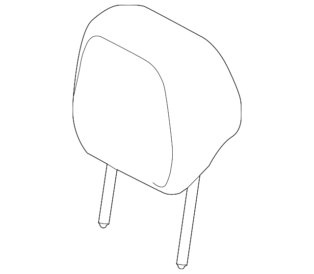 95852282000OF6 Деталь HEADREST, RIGHT
