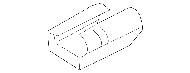 958522625000P1 Деталь SEAT FRAME END CAP, RIGHT