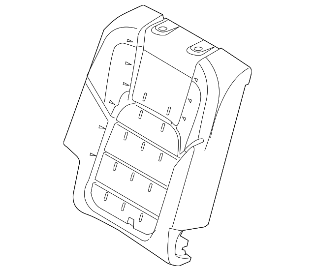 958-522-776-30 Деталь SEAT BACK PAD, RIGHT