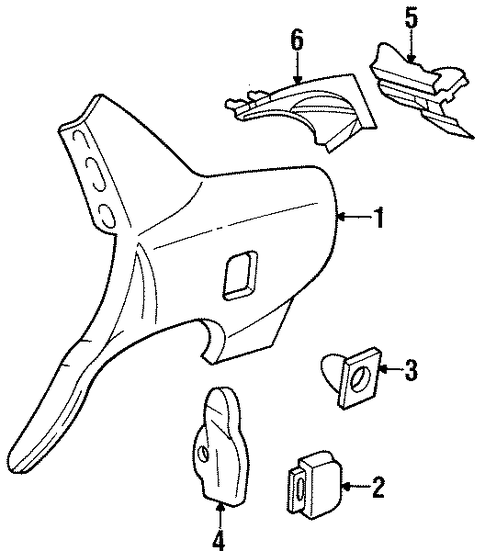 88 QUARTER PANEL & COMPONENTS