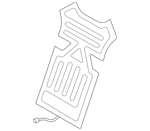 31413910 Деталь SEAT BACK HEATER, RIGHT