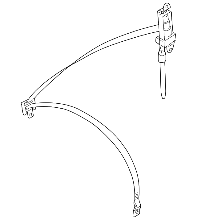 30867223 Деталь BELT & RETRACTOR, LEFT