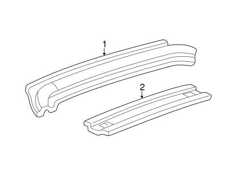 Mustang WINDSHIELD HEADER & COMPONENTS