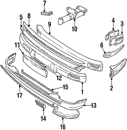 XJ12 FRONT BUMPER