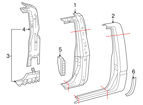 BODY/SIDE PANEL & COMPONENTS for 2007 Toyota Tacoma #2