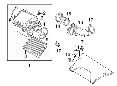 Air Intake for 2000 BMW X5 #0