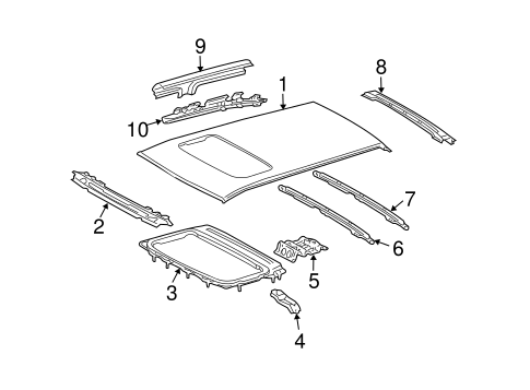 BODY/ROOF & COMPONENTS for 2006 Toyota Highlander #1
