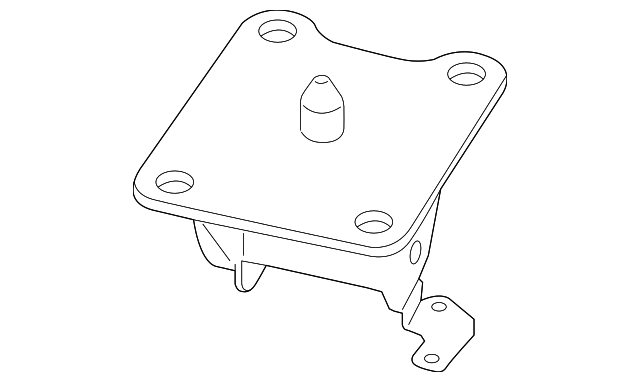DV6Z-5531-A Деталь MOUNT BRACKET, LEFT