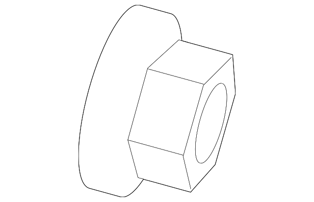 -W708329-S442 Деталь AXLE BEAM NUT