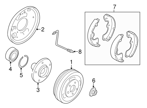 Mariner BRAKE COMPONENTS 2