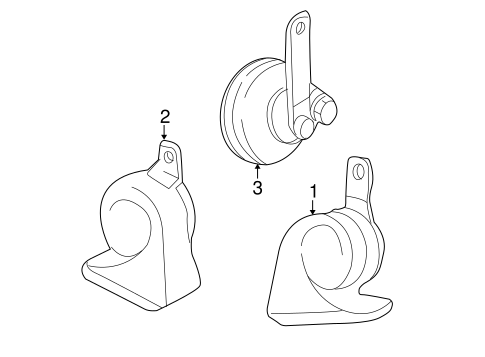 ELECTRICAL/HORN for 2007 Toyota Sequoia #1