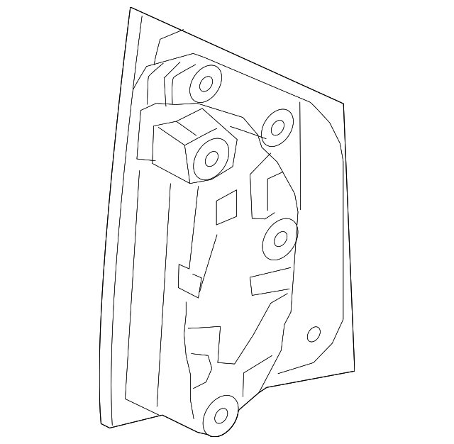 95410518 Деталь MIRROR ASSY GASKET, LEFT